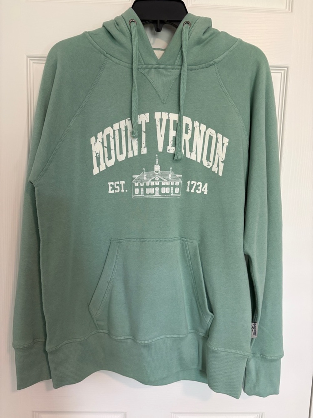 Soft Mint Green Hooded Sweatshirt